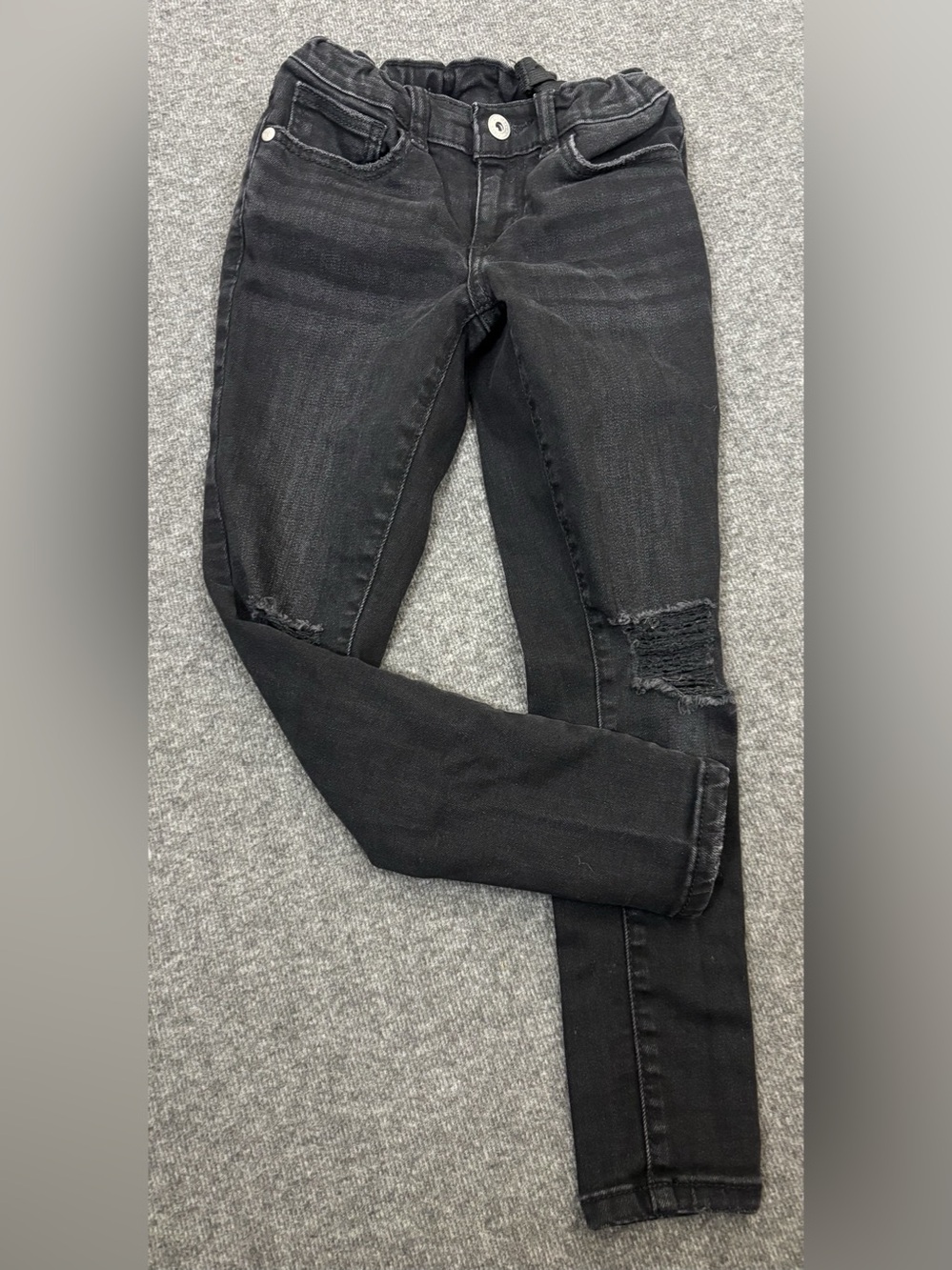 Art Class | Youth Girls Black Jeans | Elastic Waist | Size 7